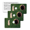 Calendar Card Wallet Size / Lenticular Golf Animation Effect (Blank)